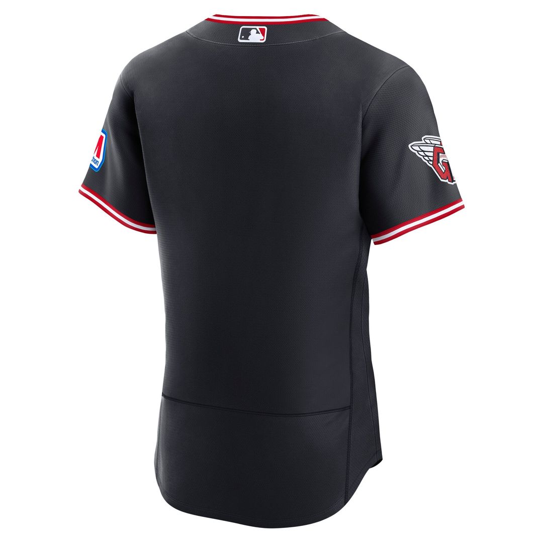 Cleveland Guardians Nike Alternate Authentic Sponsor Patch Jersey - Navy | MLB Fan Gear