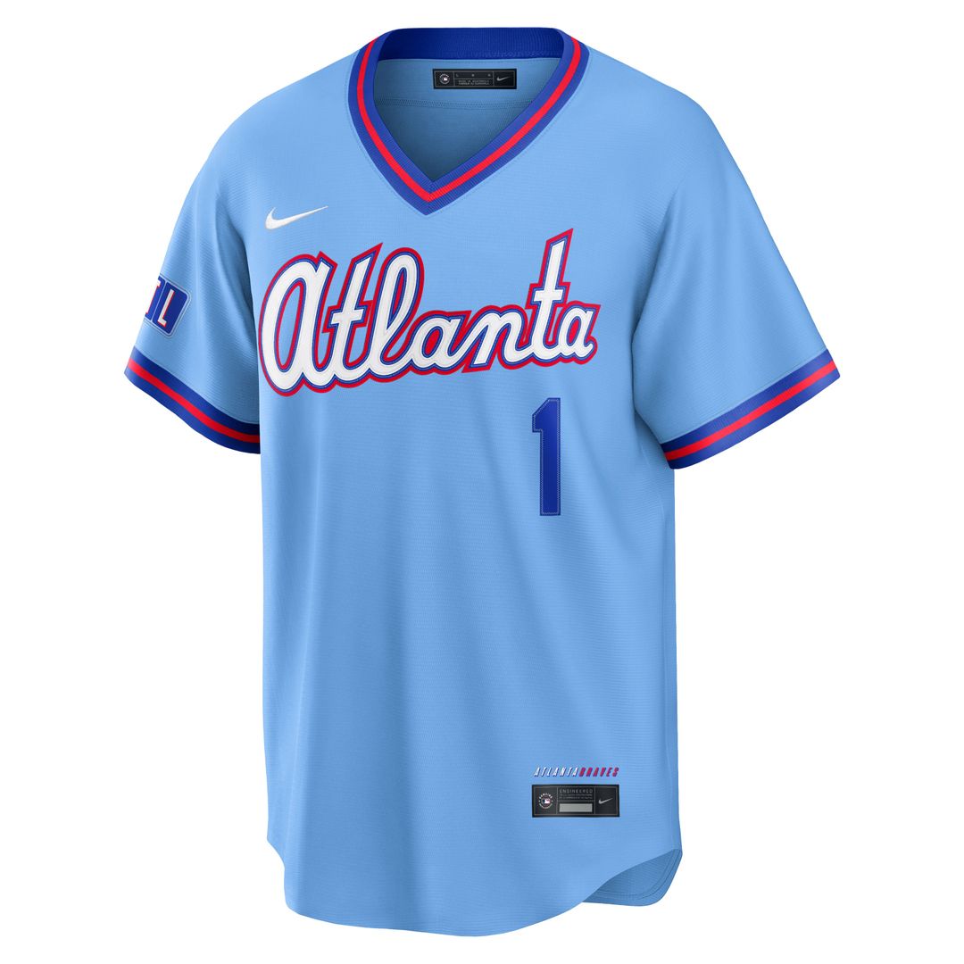 Ozzie Albies Atlanta Braves Nike 2026 City Connect Stadium Jersey - Powder Blue | MLB Fan Gear
