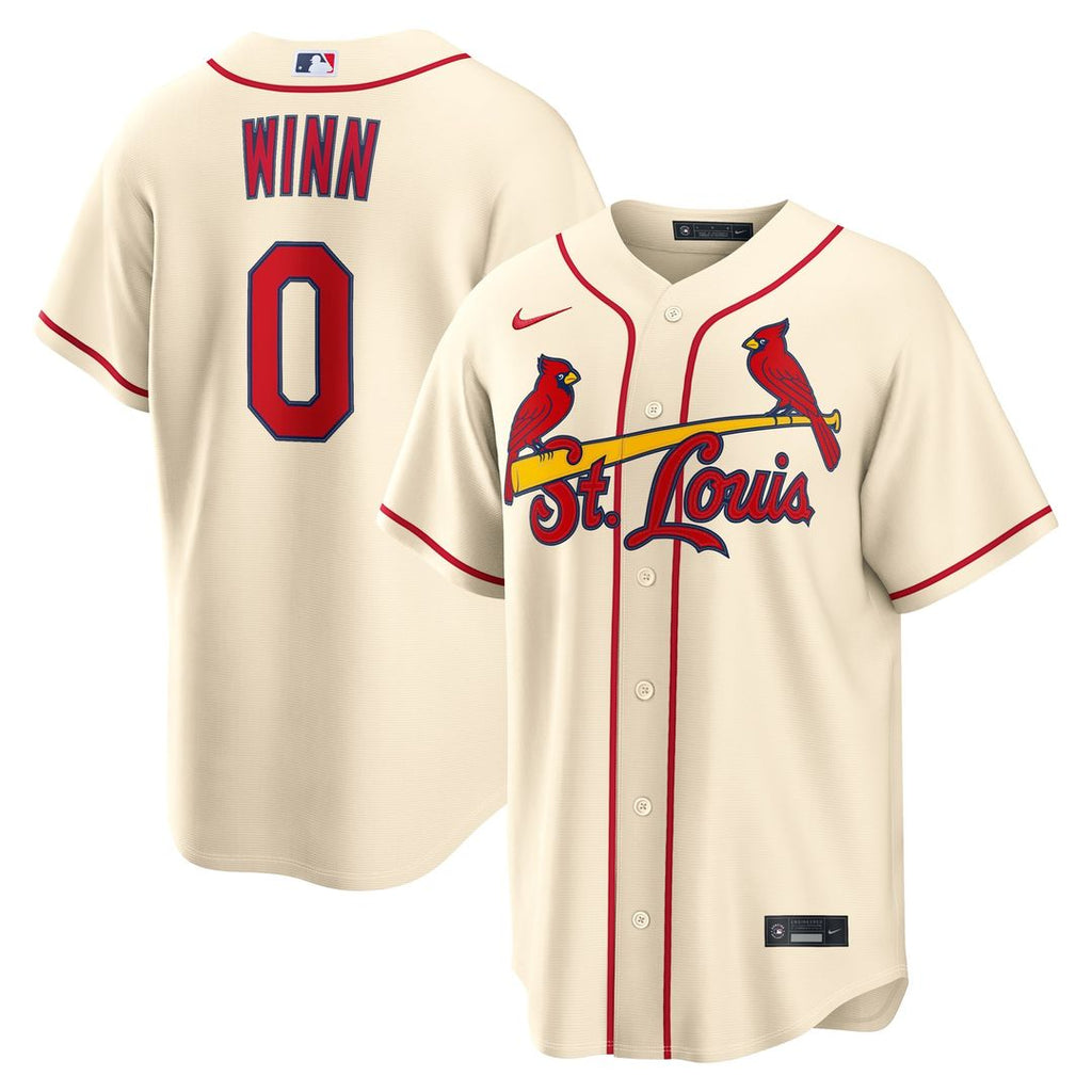 Masyn Winn St. Louis Cardinals Nike Alternate Replica Jersey - Cream | MLB Fan Gear