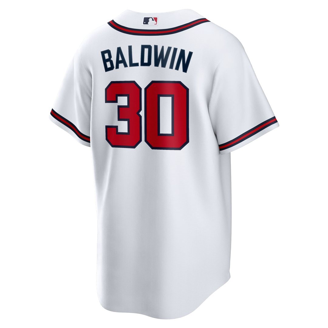 Drake Baldwin Atlanta Braves Nike Home Replica Jersey - White | MLB Fan Gear