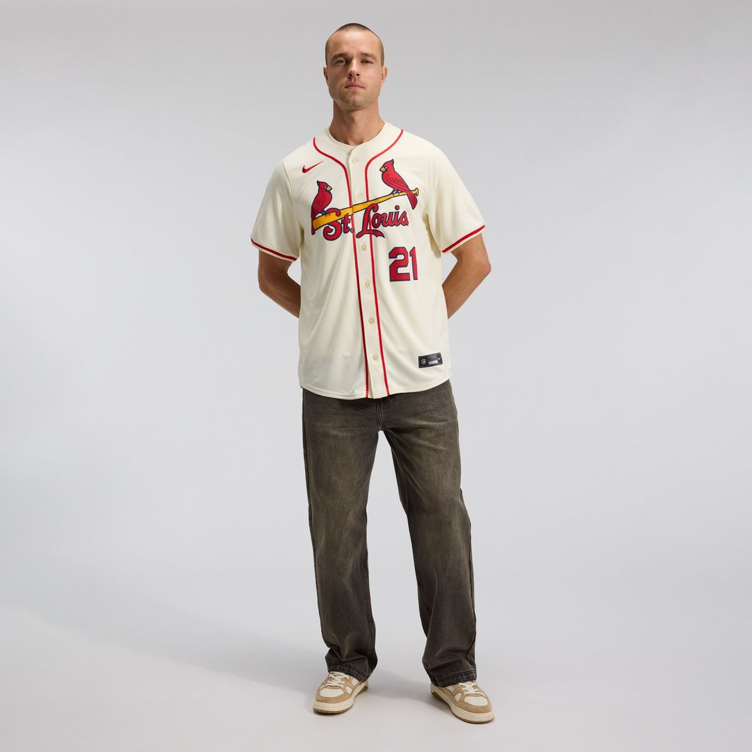 Lars Nootbaar St. Louis Cardinals Nike Alternate 2 Limited Jersey - Cream | MLB Fan Gear