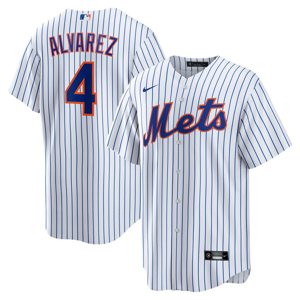 Francisco Alvarez New York Mets Nike Replica Player Jersey - White | MLB Fan Gear