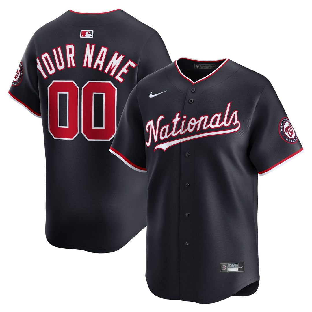 Washington Nationals Nike Home Limited Custom Jersey - White | MLB Fan Gear