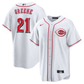Hunter Greene Cincinnati Reds Nike Home Replica Jersey - White | MLB Fan Gear