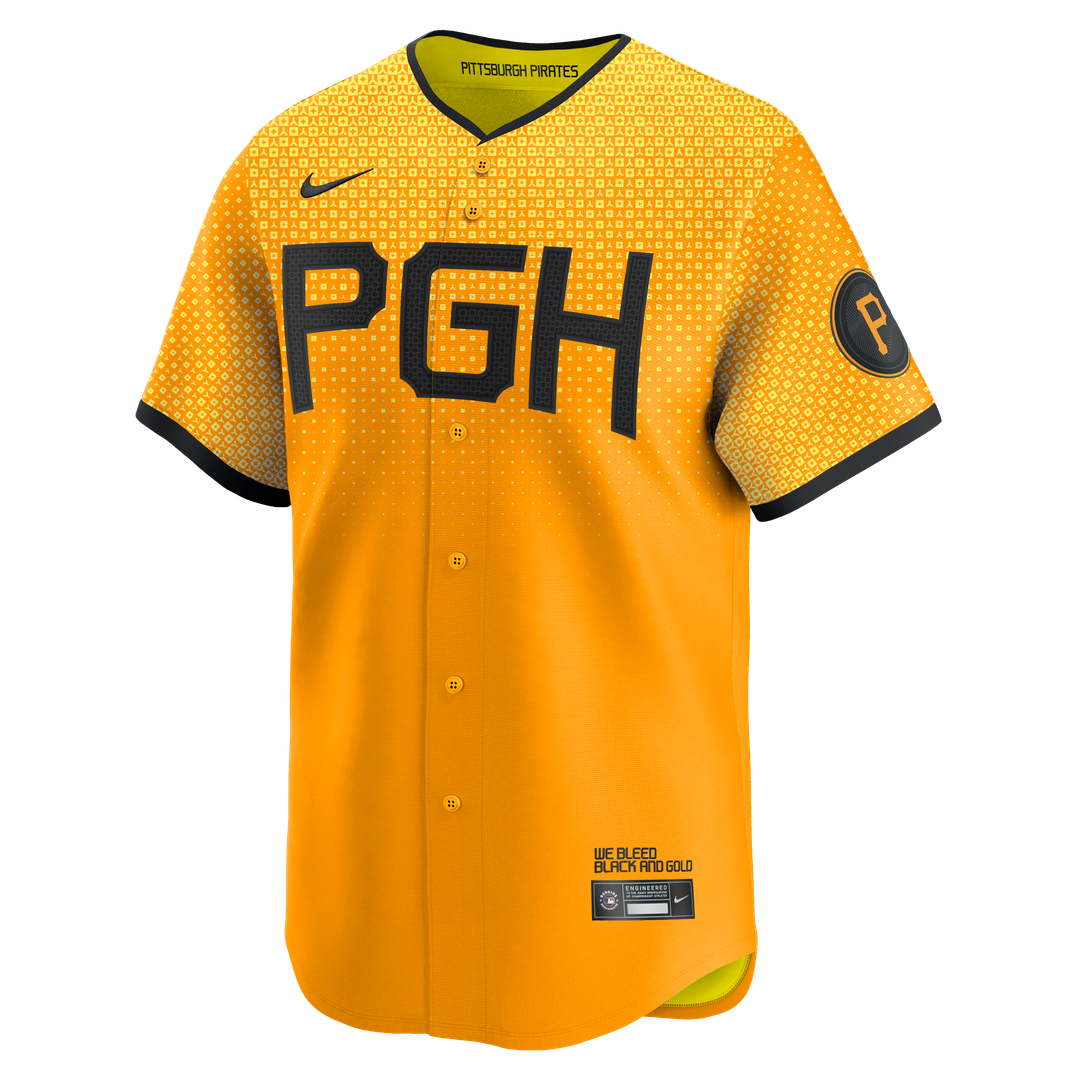 Oneil Cruz Pittsburgh Pirates Nike City Connect Limited Jersey - Gold | MLB Fan Gear