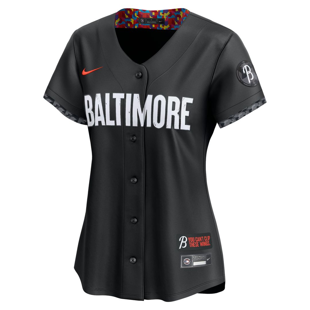 Baltimore Orioles Nike Women's City Connect Limited Jersey - Black | MLB Fan Gear