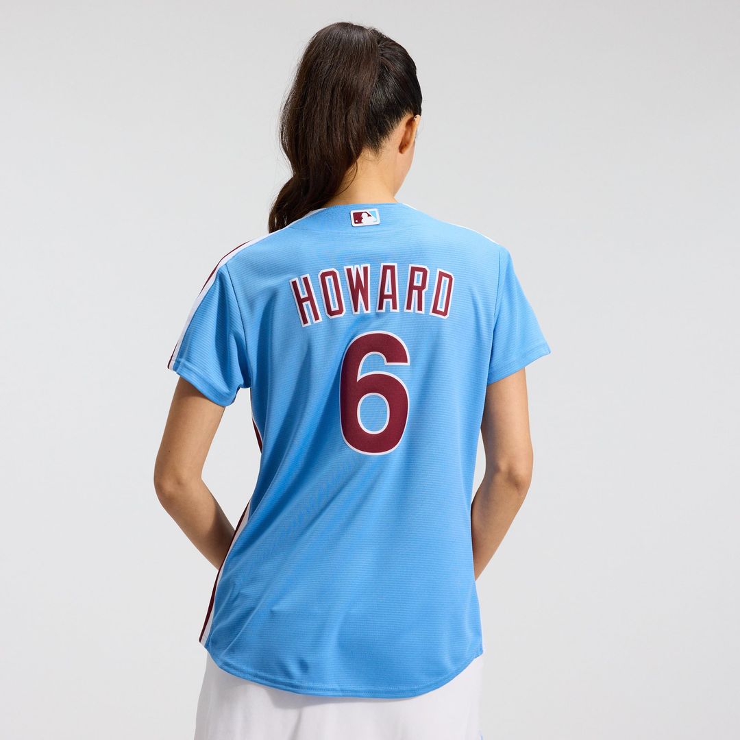 Ryan Howard Philadelphia Phillies Nike Women's Replica Jersey - Light Blue | MLB Fan Gear
