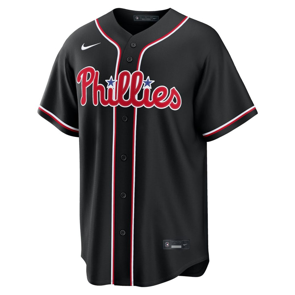 Philadelphia Phillies Nike Fashion Replica Black Out Jersey | MLB Fan Gear
