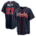 Austin Riley Atlanta Braves Nike Alternate Replica Jersey - Navy | MLB Fan Gear