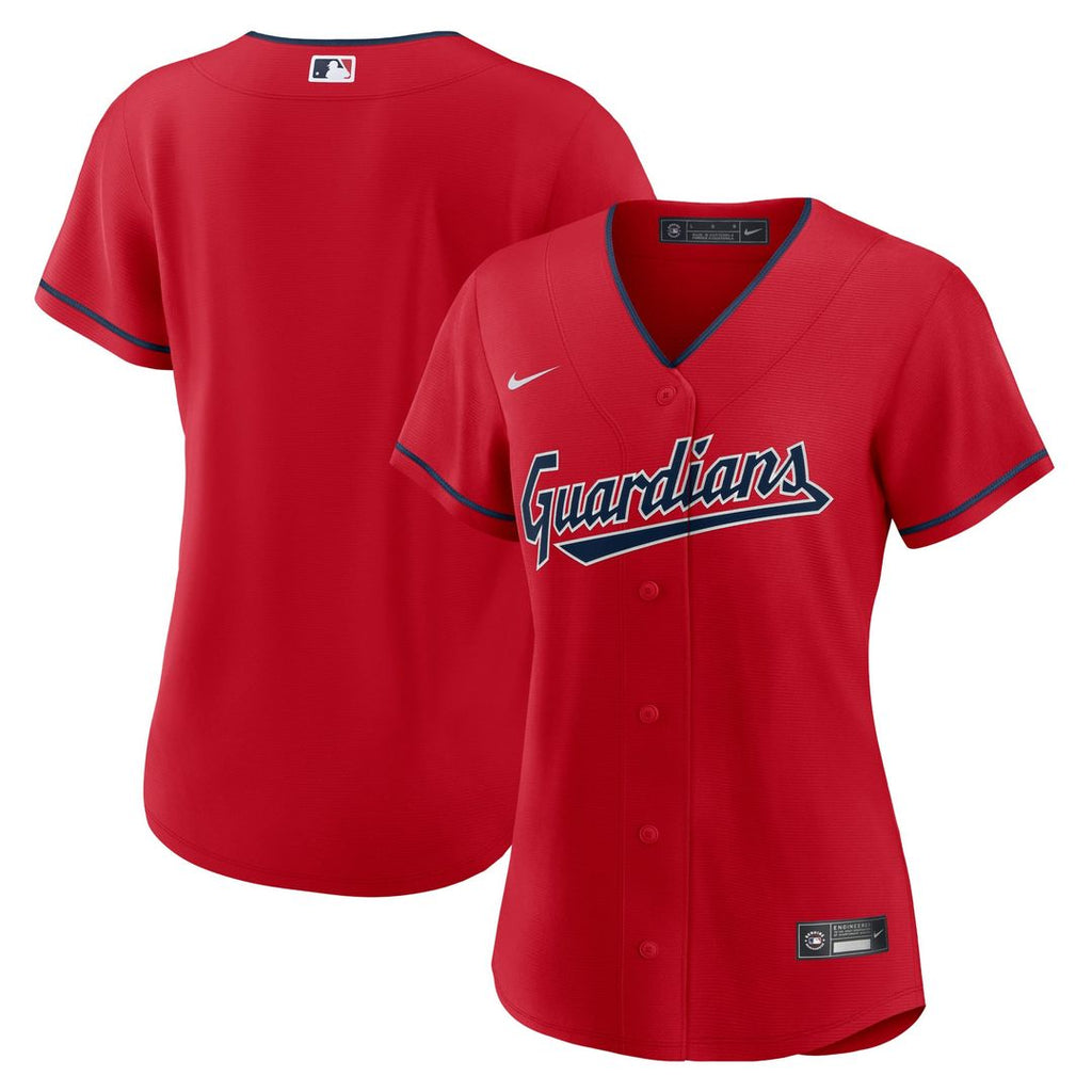 Cleveland Guardians Nike Women's Alternate Replica Team Jersey - Red | MLB Fan Gear