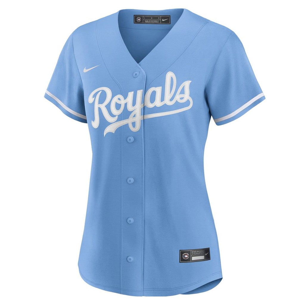 Kansas City Royals Nike Women's Alternate Replica Team Logo Jersey - Light Blue | MLB Fan Gear