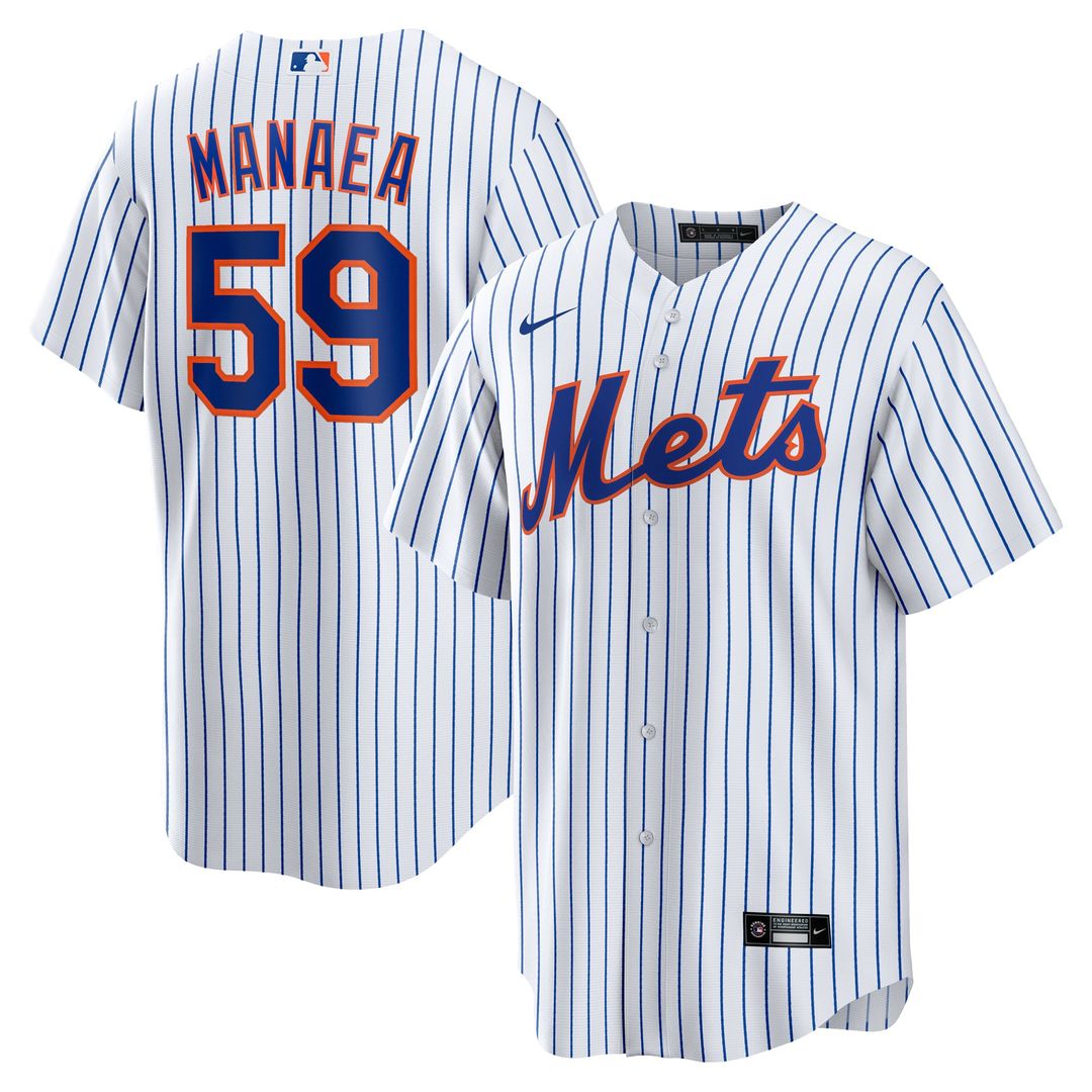 Sean Manaea New York Mets Nike Home Replica Jersey - White | MLB Fan Gear