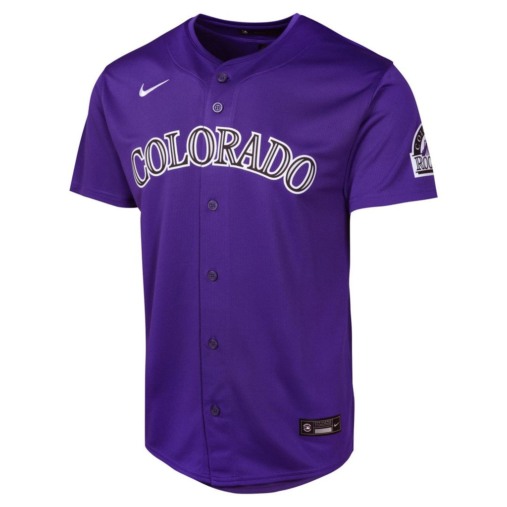 Colorado Rockies Nike Youth Alternate Limited Jersey - Purple | MLB Fan Gear