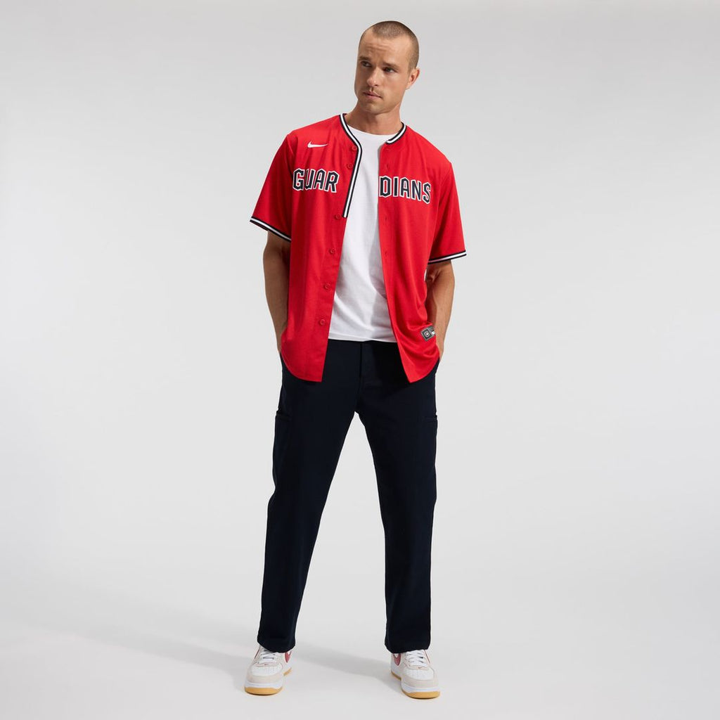 Cleveland Guardians Nike Alternate 2 Replica Jersey - Red | MLB Fan Gear