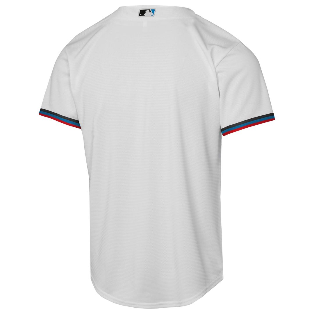 Miami Marlins Nike Youth Home Replica Jersey - White | MLB Fan Gear