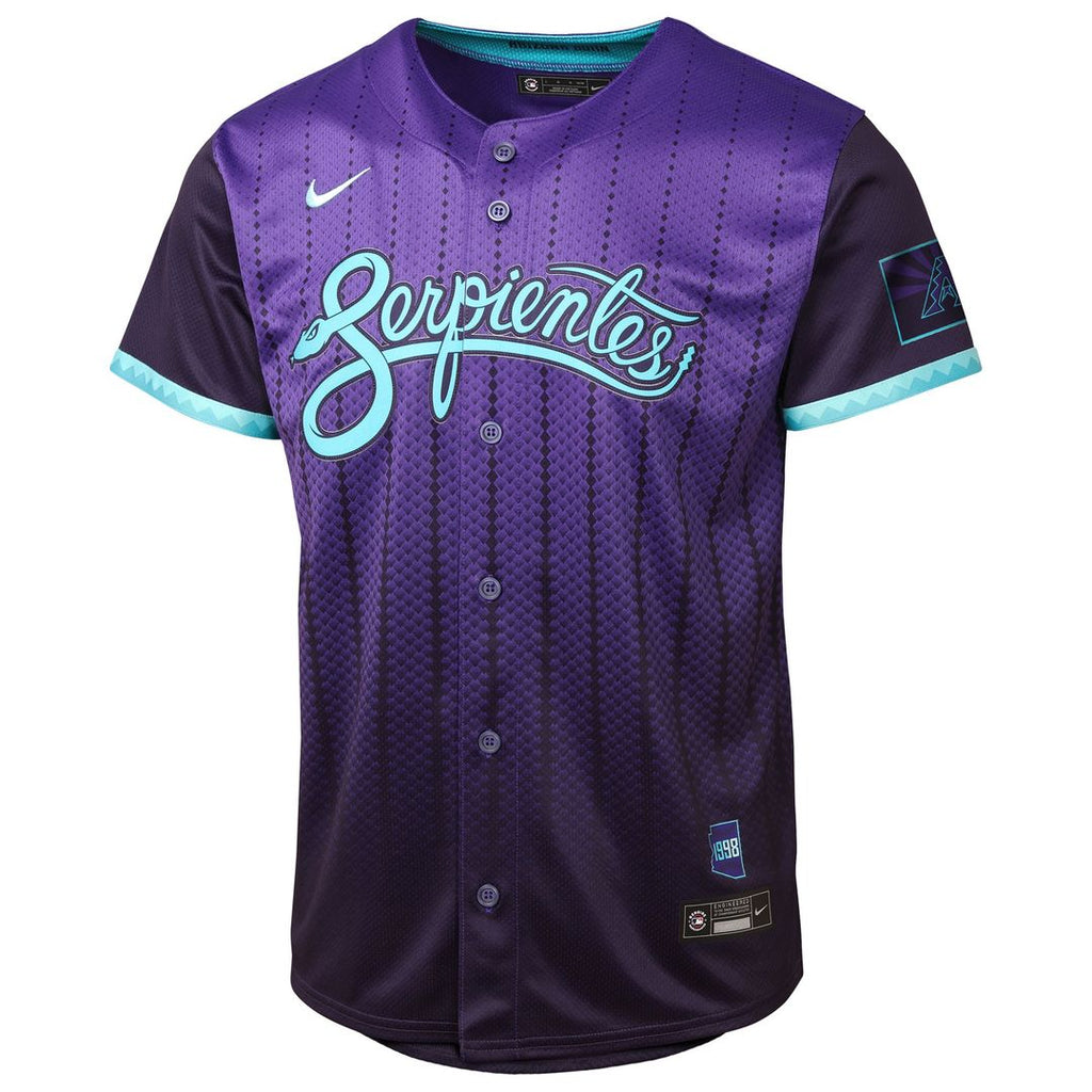 Corbin Carroll Arizona Diamondbacks Nike Youth 2025 City Connect Limited Player Jersey - Purple | MLB Fan Gear