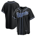 Kansas City Royals Nike Fashion Replica Black Out Jersey | MLB Fan Gear