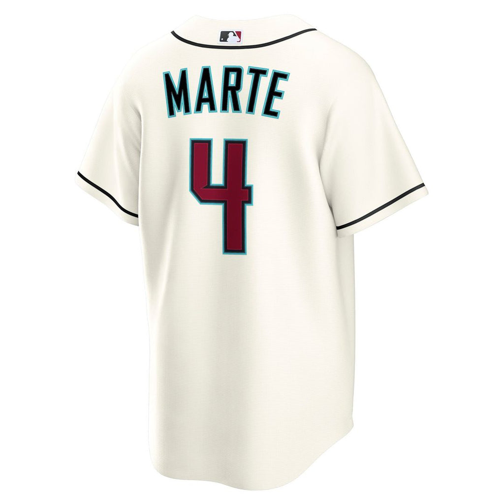 Ketel Marte Arizona Diamondbacks Nike Home Replica Jersey - Cream | MLB Fan Gear