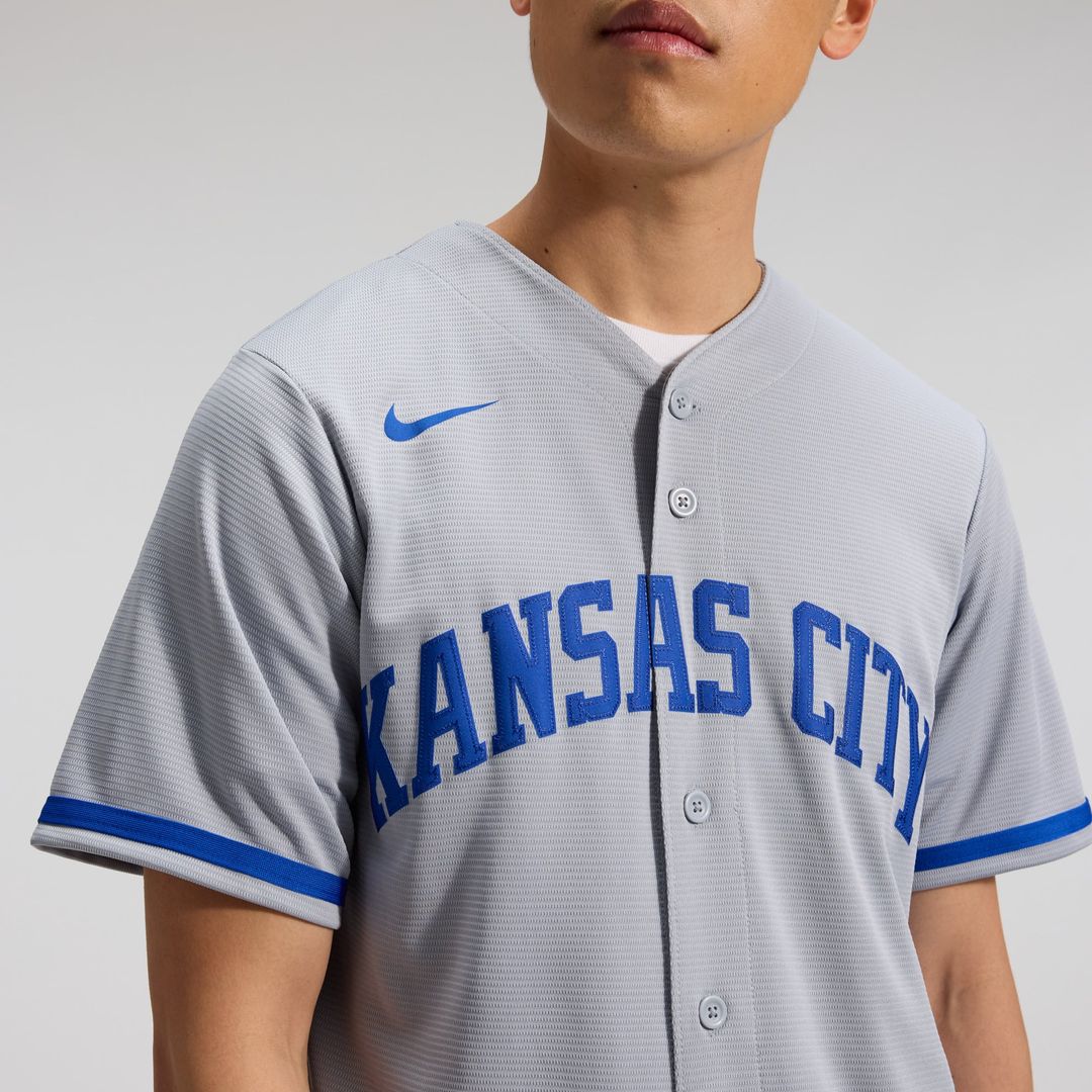 Bobby Witt Jr. Kansas City Royals Nike Alternate 2 Replica Jersey - Rush Blue | MLB Fan Gear