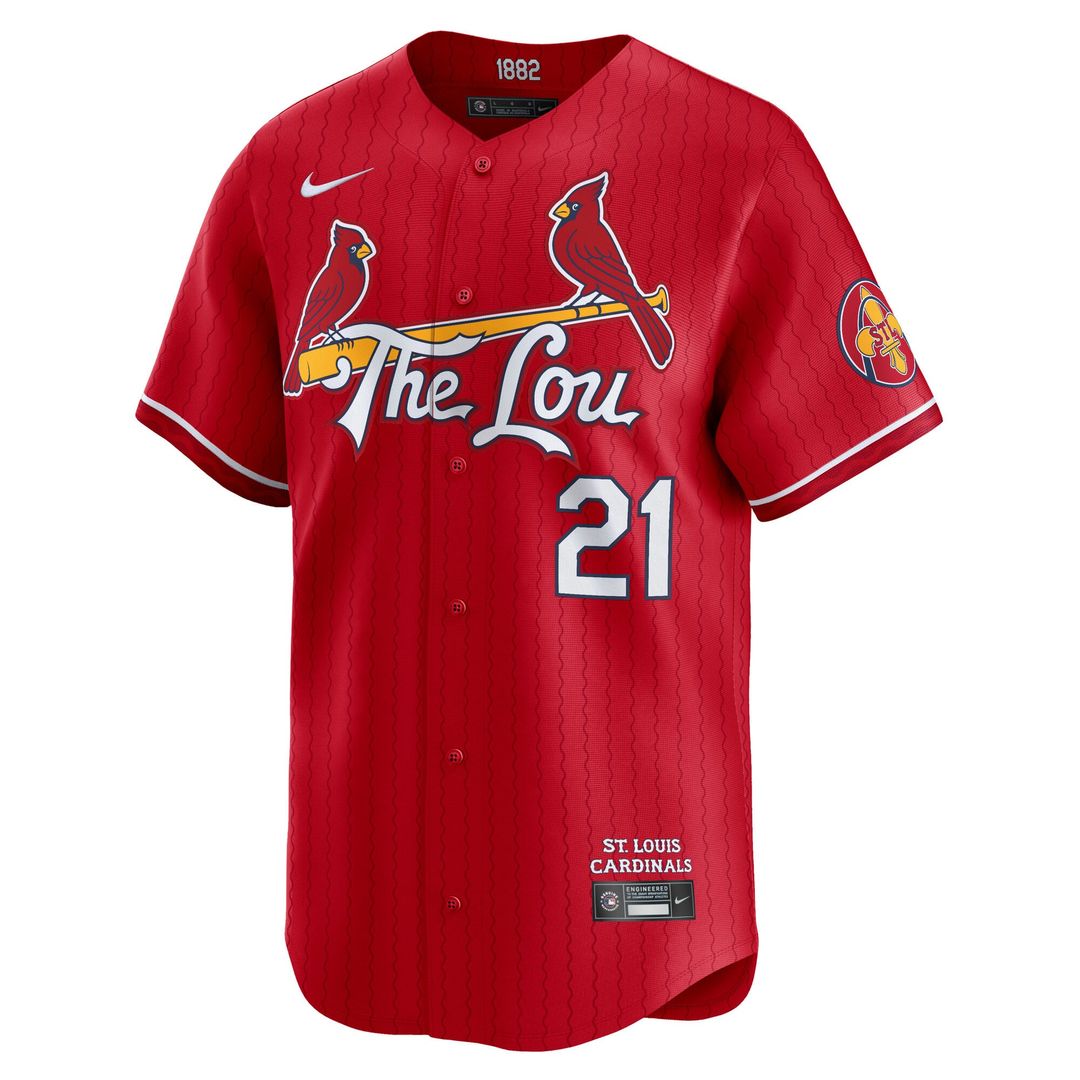 Lars Nootbaar St. Louis Cardinals Nike City Connect Limited Jersey - Red | MLB Fan Gear