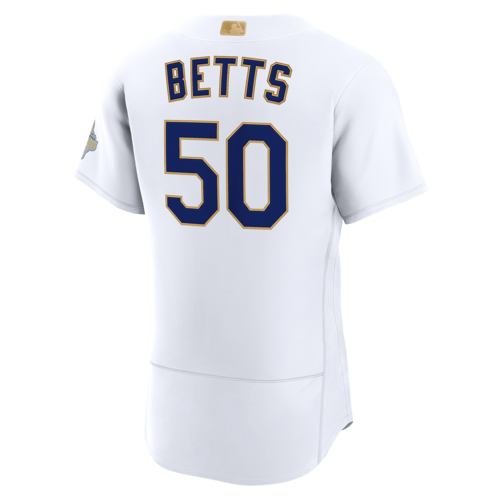 Mookie Betts Los Angeles Dodgers Nike 2026 Gold Collection Authentic Jersey - White | MLB Fan Gear