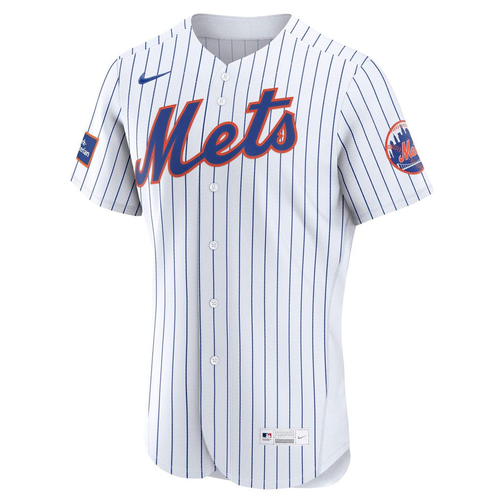 New York Mets Nike Alternate Authentic Sponsor Patch Jersey - Black | MLB Fan Gear