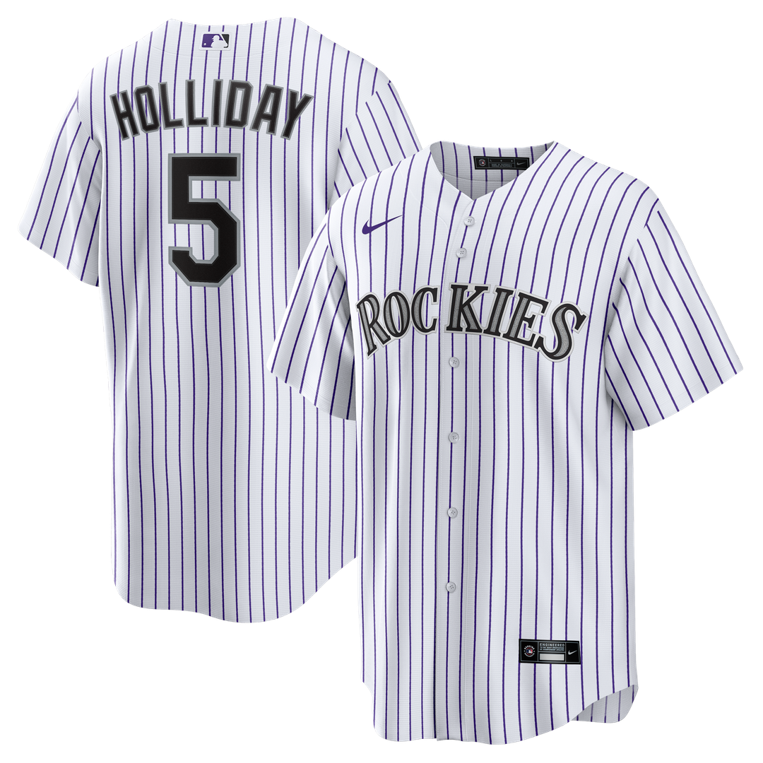 Matt Holliday Colorado Rockies Nike Home Retired Player Replica Jersey - White | MLB Fan Gear