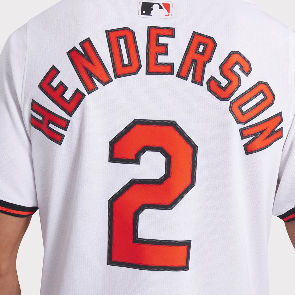 Gunnar Henderson Baltimore Orioles Nike Home Limited Player Jersey - White | MLB Fan Gear
