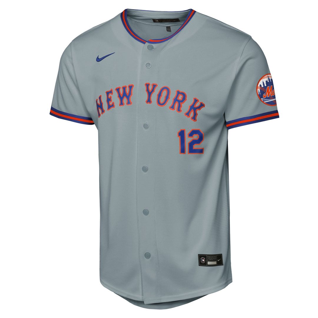Francisco Lindor New York Mets Nike Youth Road Stadium Player Jersey - Gray | MLB Fan Gear
