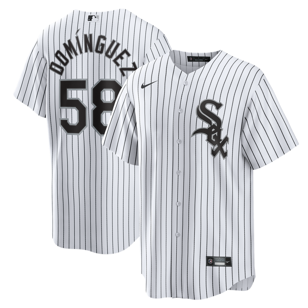 Seranthony Domínguez Chicago White Sox Nike Home Replica Jersey - White | MLB Fan Gear