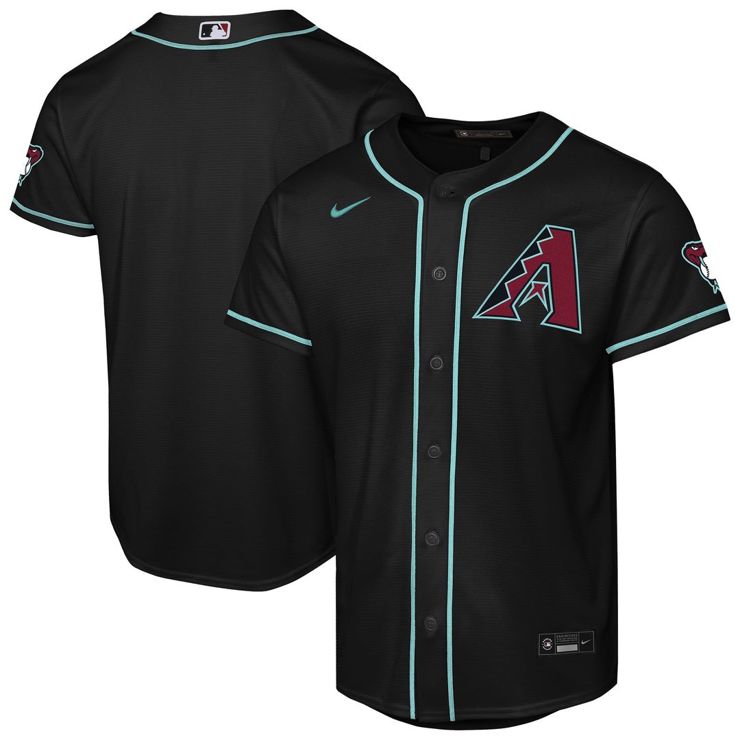 Arizona Diamondbacks Nike Youth Alternate Stadium Jersey - Black | MLB Fan Gear
