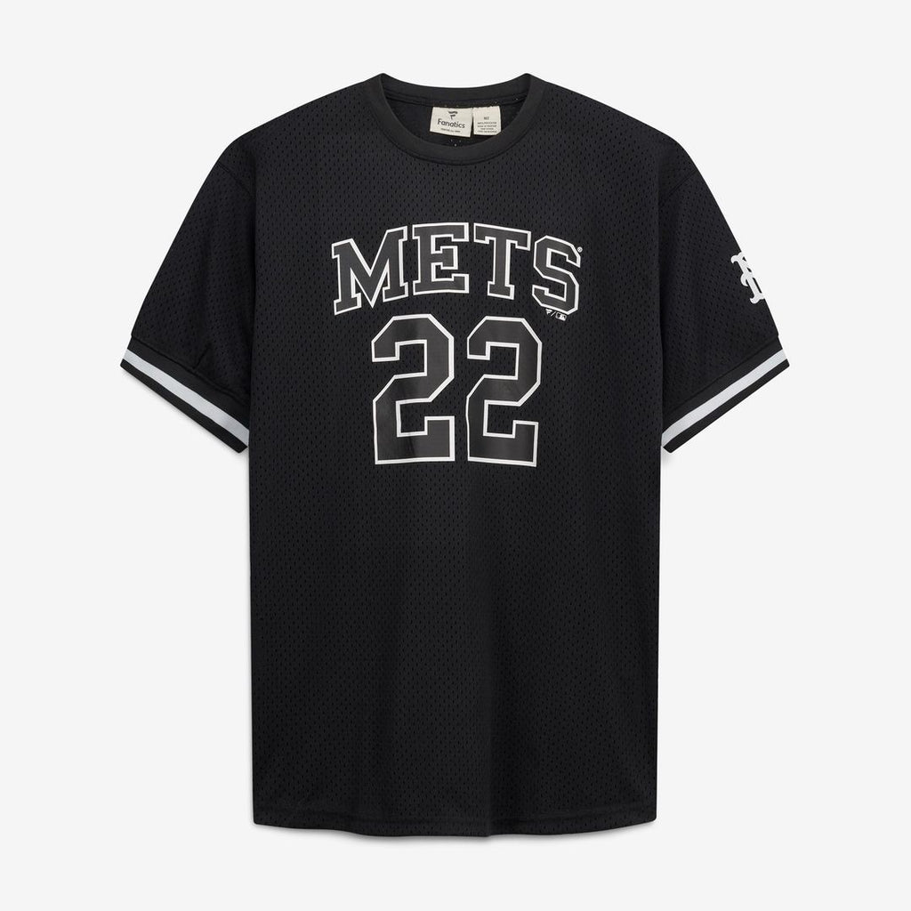 Juan Soto New York Mets Fanatics Big & Tall Heavyweight Mesh Jersey - Black/ White | MLB Fan Gear