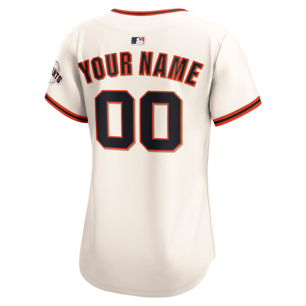 San Francisco Giants Nike Women's Home Limited Custom Jersey - Cream | MLB Fan Gear