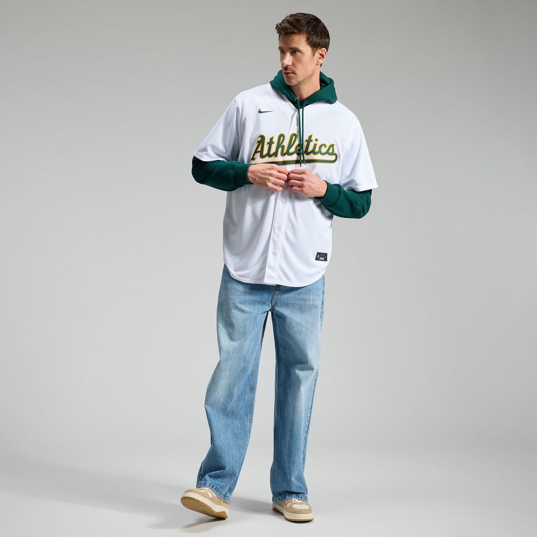 Nick Kurtz Athletics Nike Home Replica Jersey - White | MLB Fan Gear