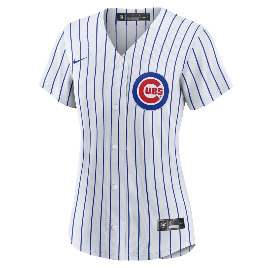 Dansby Swanson Chicago Cubs Nike Women's Home Replica Player Jersey - White/ Royal | MLB Fan Gear