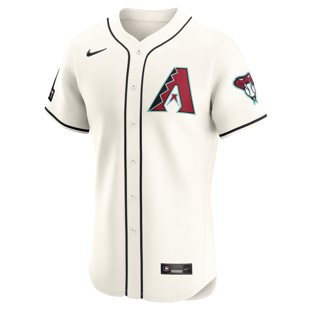 Arizona Diamondbacks Nike Home Elite Patch Jersey - White | MLB Fan Gear
