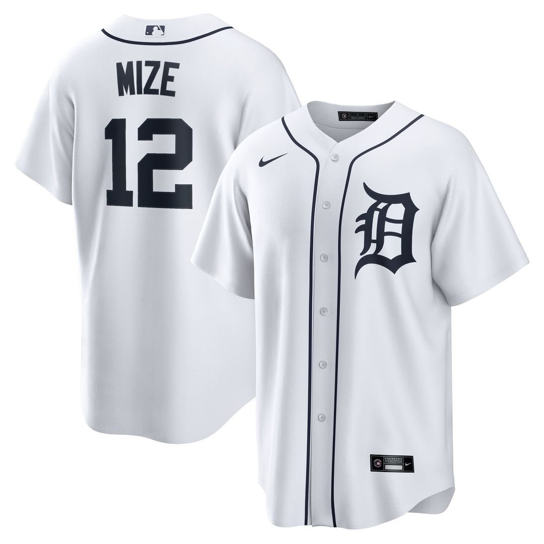 Casey Mize Detroit Tigers Nike Home Replica Jersey - White | MLB Fan Gear