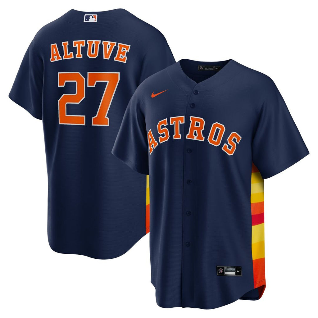 Jose Altuve Houston Astros Nike Alternate 2 Replica Jersey - Navy | MLB Fan Gear