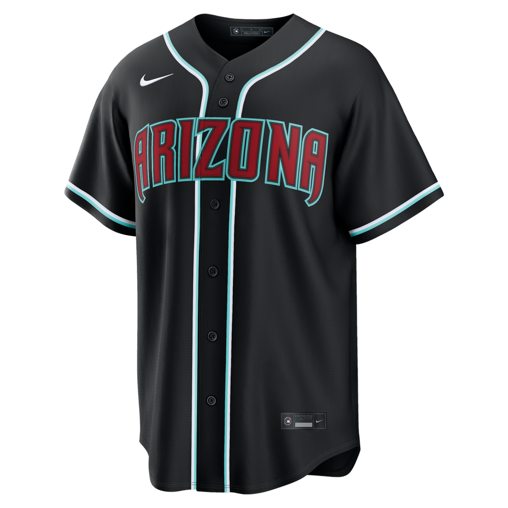 Arizona Diamondbacks Nike Fashion Replica Black Out Jersey | MLB Fan Gear