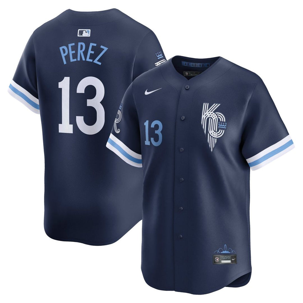 Salvador Perez Kansas City Royals Nike City Connect Limited Jersey - Navy | MLB Fan Gear
