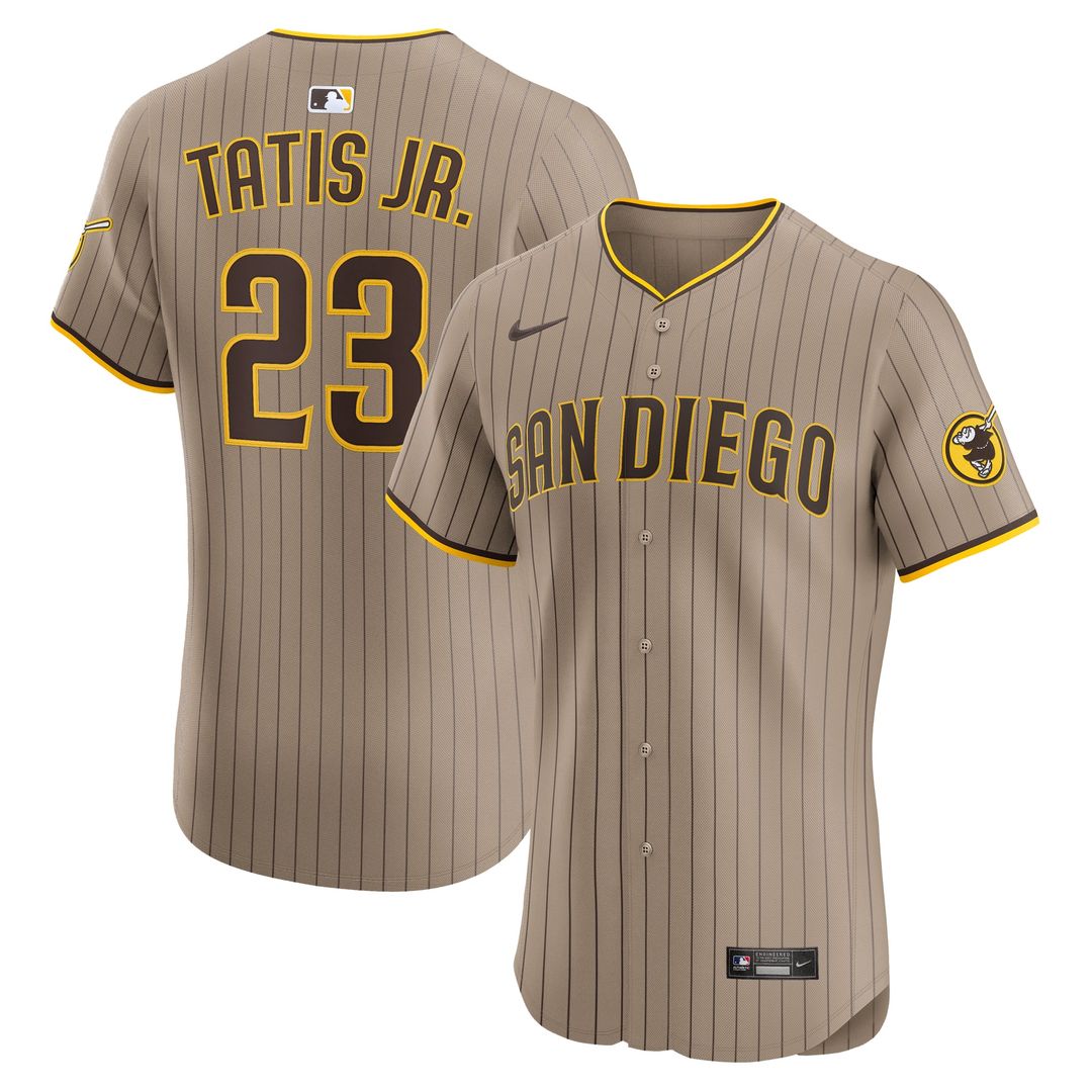 Fernando Tatis Jr. San Diego Padres Nike Road Elite Jersey - Brown | MLB Fan Gear