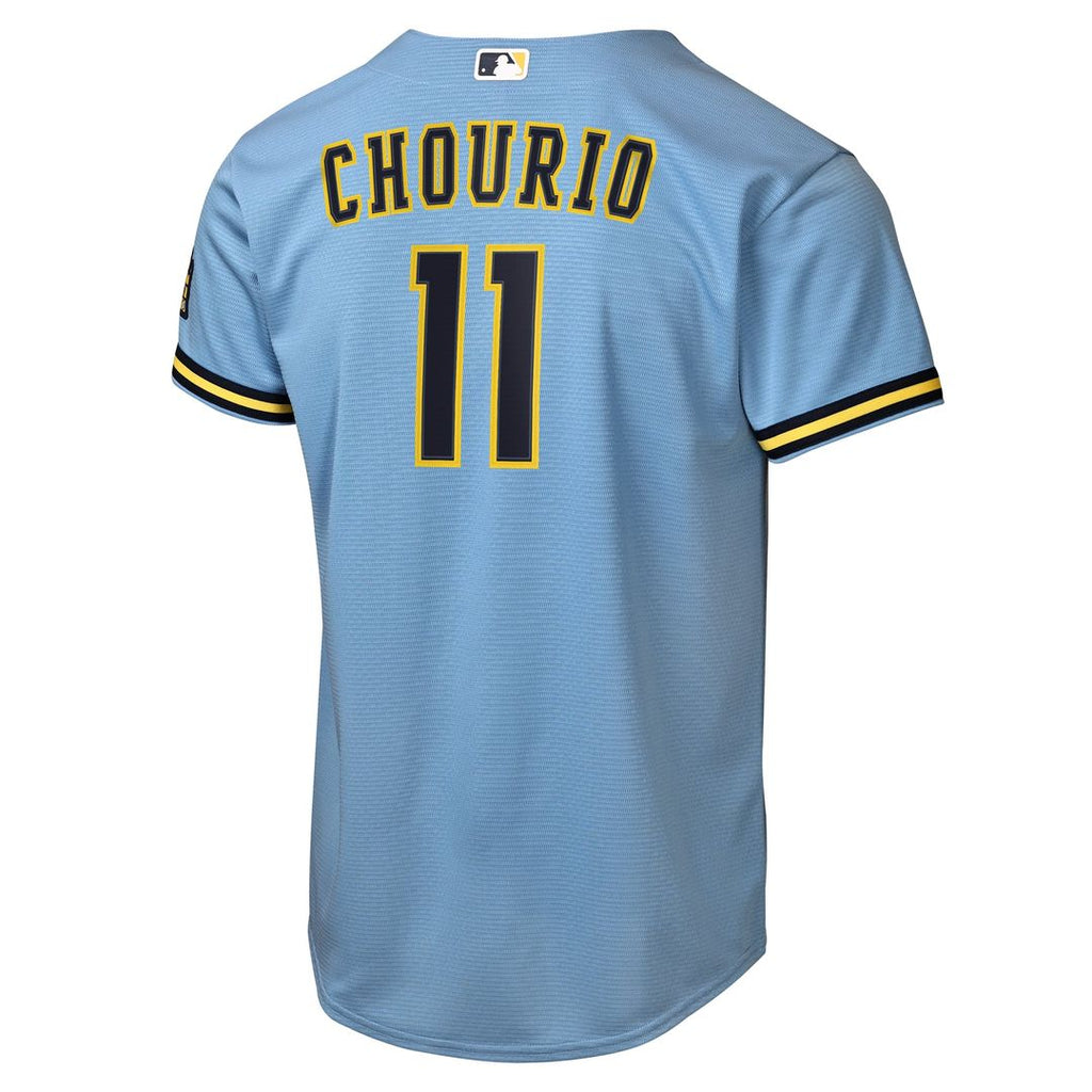 Jackson Chourio Milwaukee Brewers Nike Youth Home Stadium Jersey - Cream | MLB Fan Gear