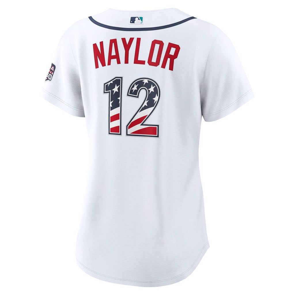 Josh Naylor Seattle Mariners Nike Women's USA 250 Fourth of July Home Stadium Jersey - White | MLB Fan Gear