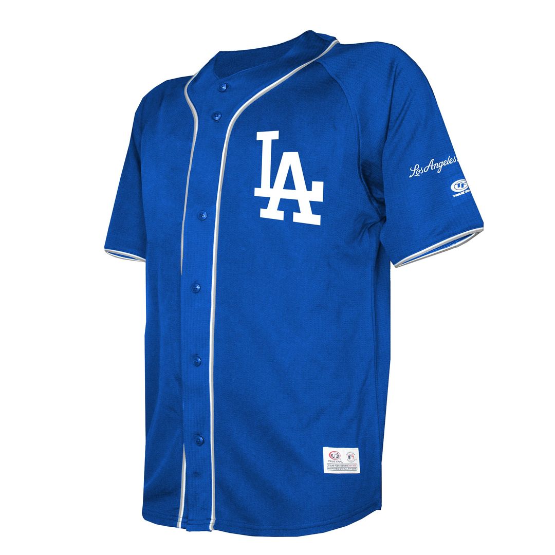 Los Angeles Dodgers Stitches Team Color Full-Button Fashion Jersey - Royal | MLB Fan Gear