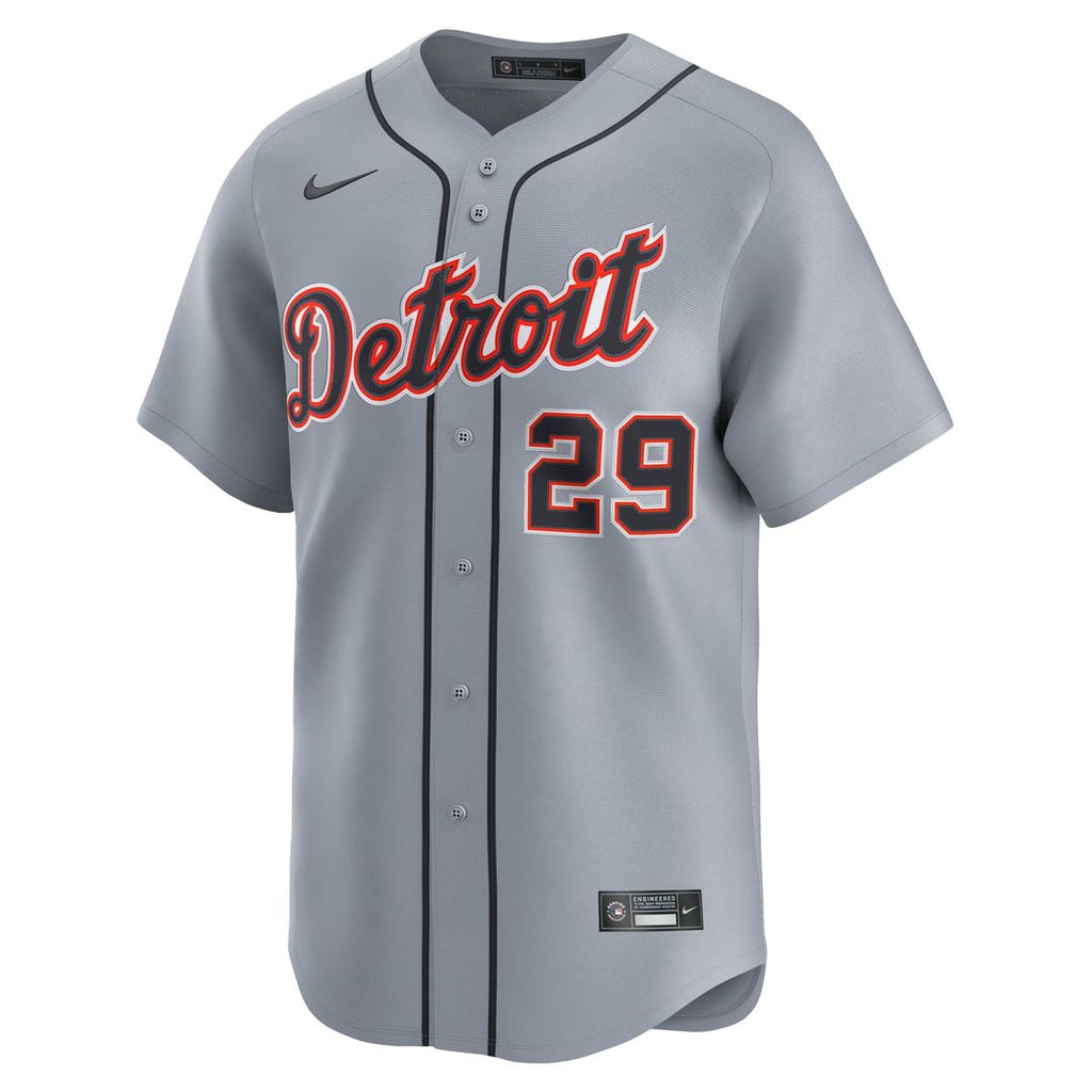 Tarik Skubal Detroit Tigers Nike Road Limited Jersey - Gray | MLB Fan Gear