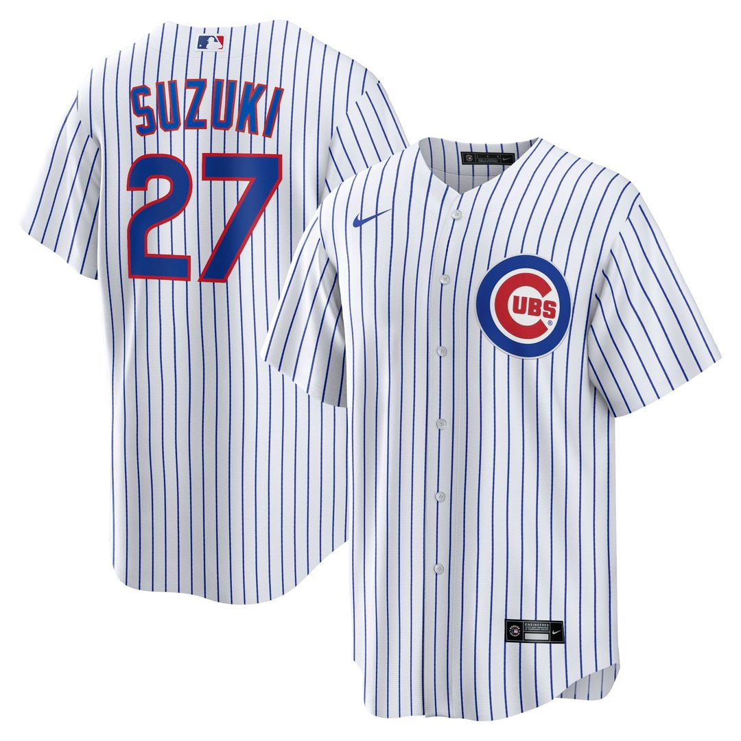 Seiya Suzuki Chicago Cubs Nike Home Replica Jersey - White | MLB Fan Gear
