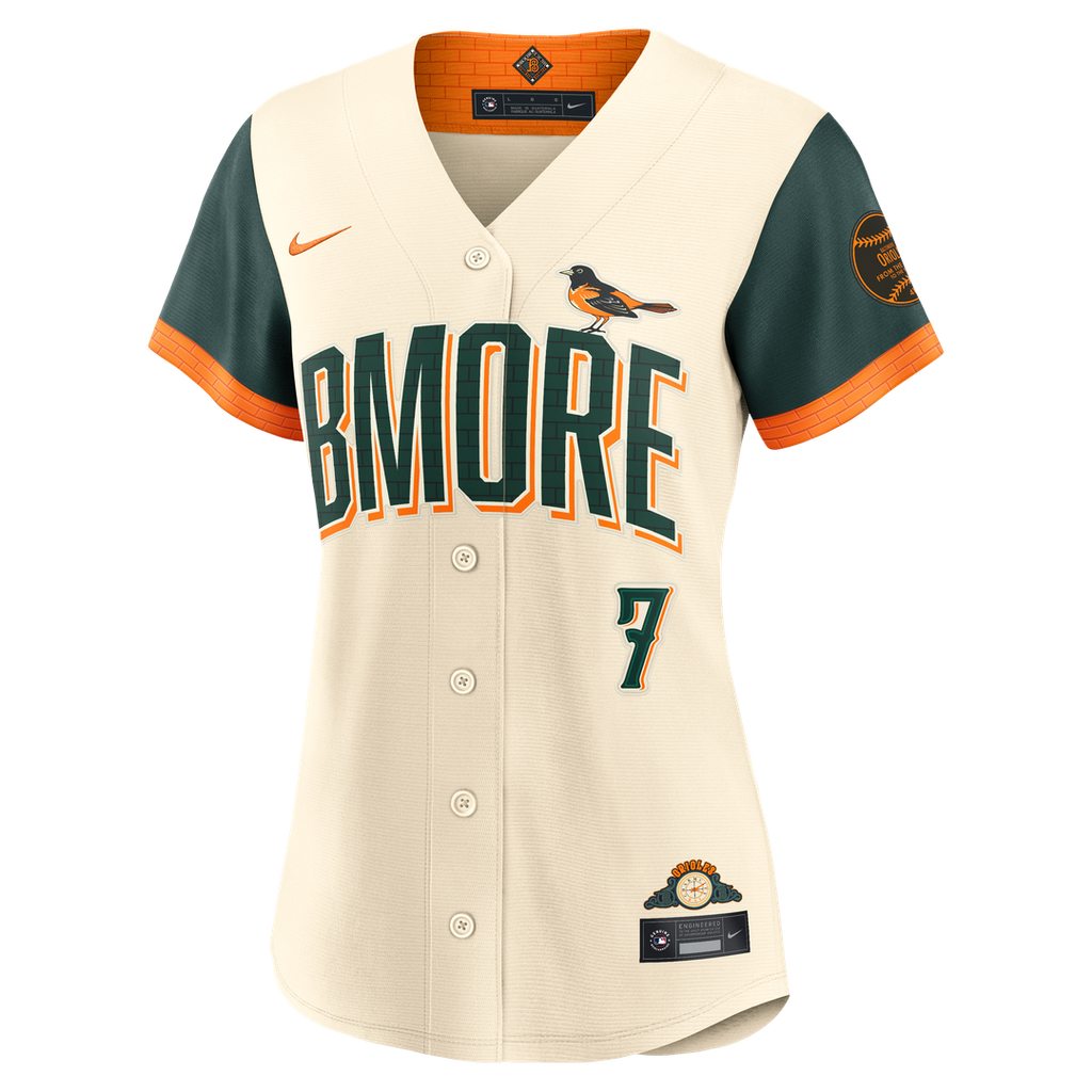 Jackson Holliday Baltimore Orioles Nike Women's 2026 City Connect Stadium Jersey - Cream | MLB Fan Gear