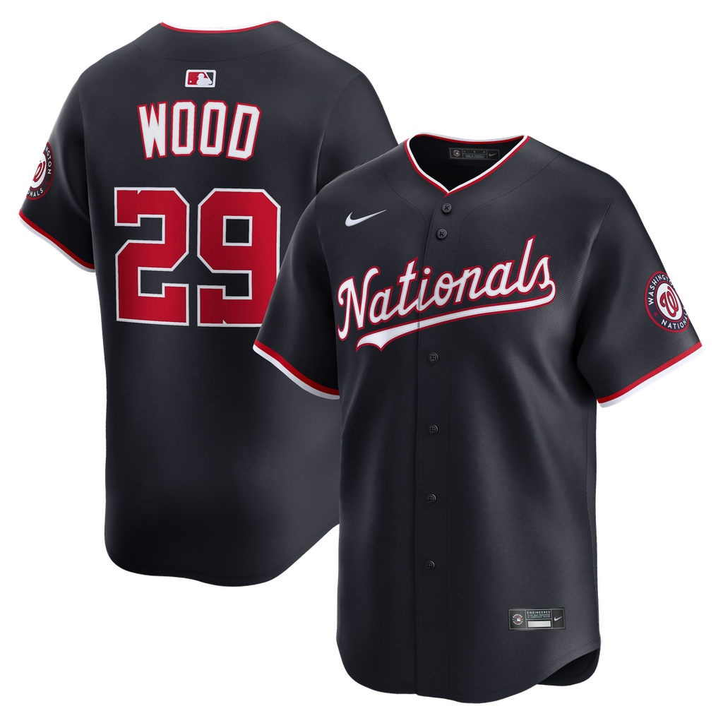 James Wood Washington Nationals Nike Alternate Limited Player Jersey - Navy | MLB Fan Gear