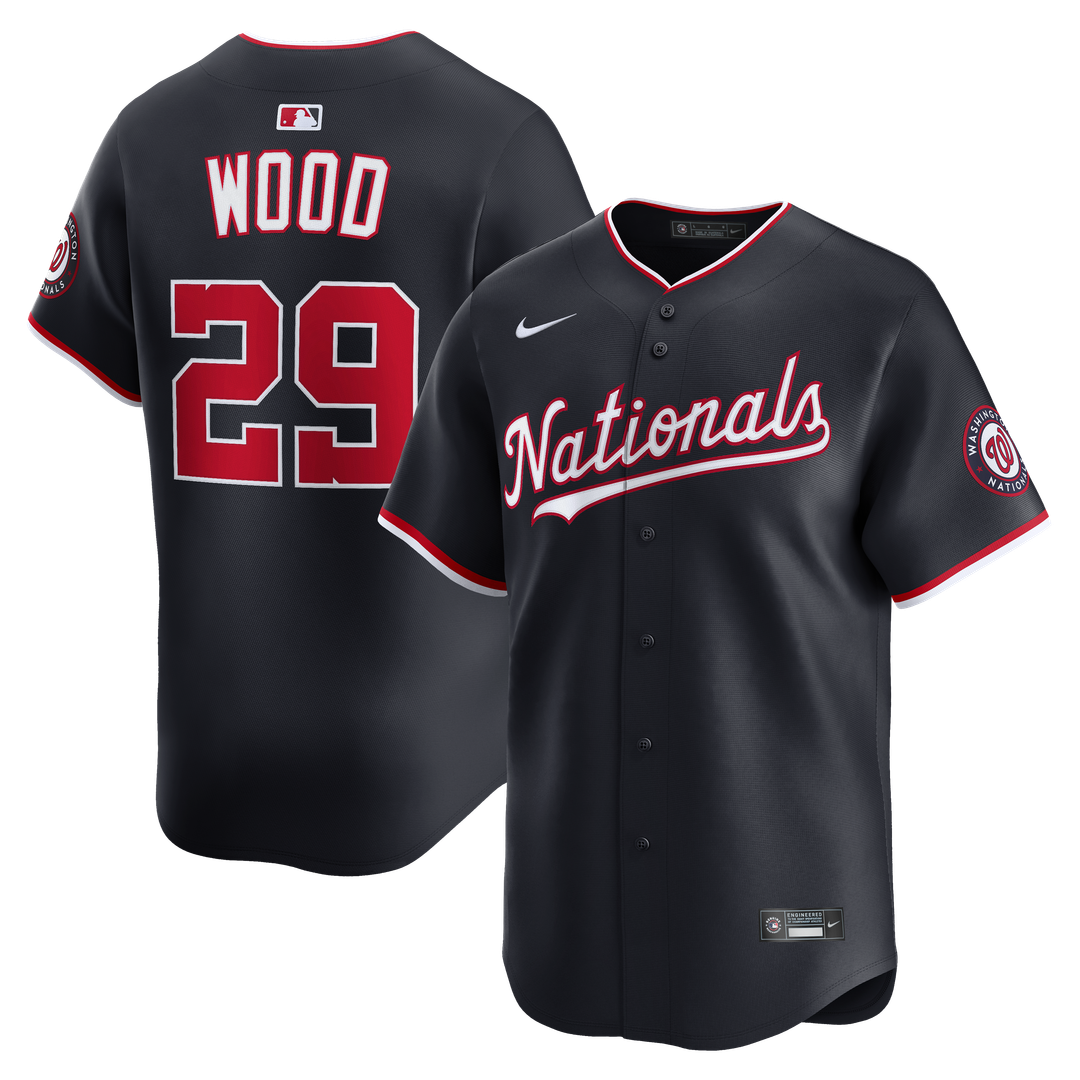 James Wood Washington Nationals Nike Alternate Limited Player Jersey - Navy | MLB Fan Gear