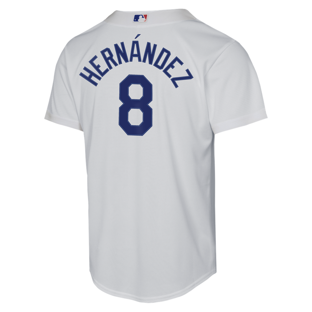 Enrique Hernández Los Angeles Dodgers Nike Youth Home Baseline Jersey - White | MLB Fan Gear